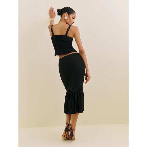Reformation Sarita Two Piece Black - Picture 4 of 13